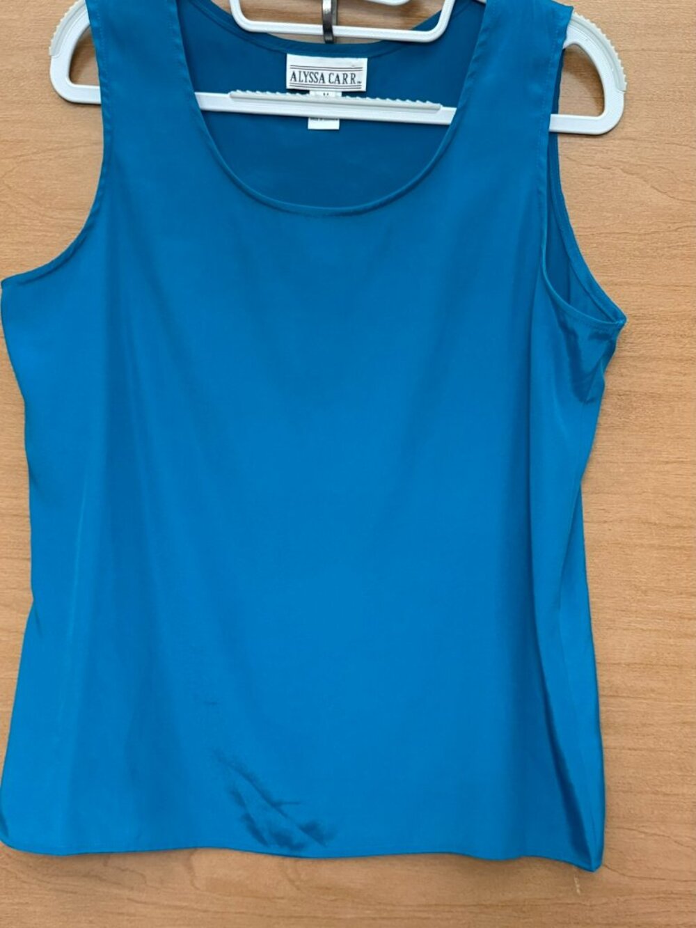 Turquoise Sleeveless Top by Alyssa Carr - Size Medium